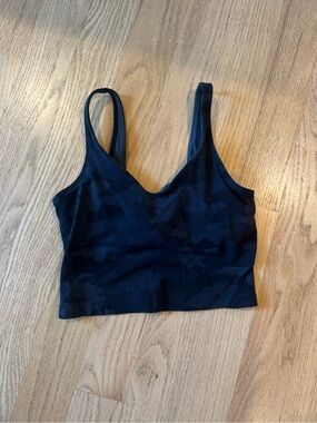 Lululemon Black Camo Align Crop Tank